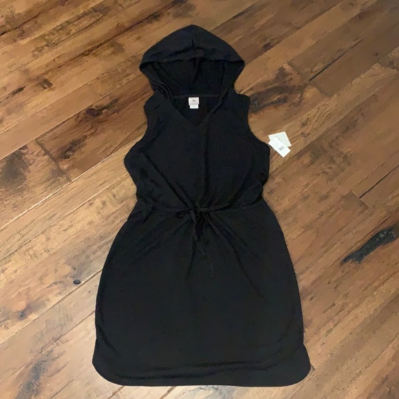 NWT N Natori hooded dress, black. Size S! Perfect - Picture 4 of 9
